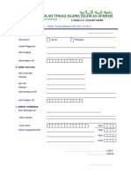 Formulir SPMB 2018 - 2019