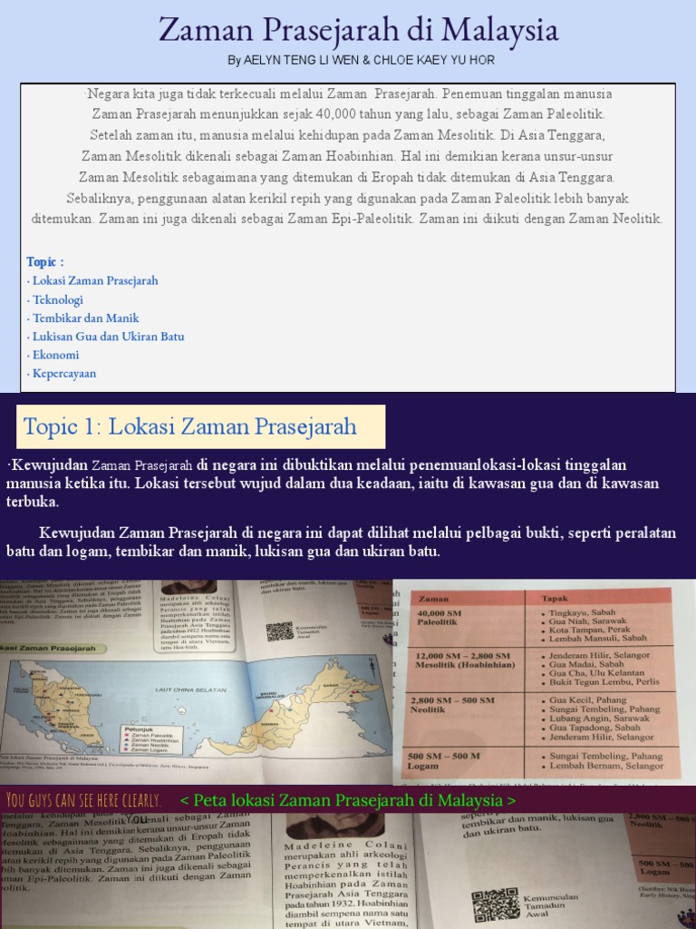 Zaman Prasejarah Di Malaysia | PDF | Ilmu Sosial | Agama & Spiritualitas