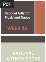 National Artist For Music and Dance: Week 14