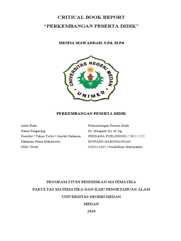 PPD CRITICAL BOOK REPORT Edward.H-dikonversi | PDF | Karier ...