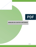 Analisis de Costos Unitarios: Universidad Jose Carlos Mariategui