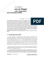 Piattelli-Palmarini, M. Reflections On Piaget. Chomsky, Fodor, Epigenetics and The Baldwin Effect