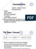 Communication Models and Elements of Communication