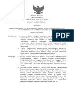 SK Penetapan Jabatan Pelaksana - Badan Perencanaan Pembangunan Daerah - Docx Print Garuda Emas
