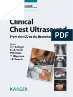 Clinical Chest Ultrasound From the ICU to the Broncoscopy Suite