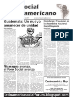 'Foro Social Latinamericano', Green Left Weekly's Spanish-Language Supplement, February 2011 Issue