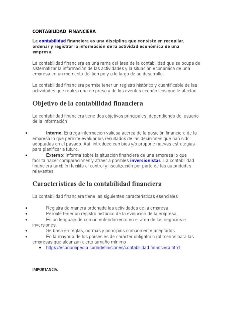 Contabilidad Financiera y de Costos | PDF | Contabilidad de costos | Costo