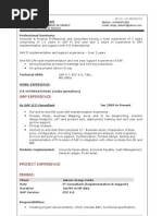 CV SAMPle sap