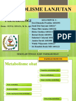 PPT Farmakologi (Metabolisme Lanjutan) Kelompok 3