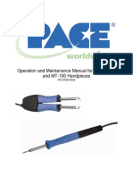 TD-100 & MT-100 Handpiece Manual