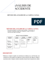 EJERCICIO 5 ANÁLISIS DE ACCIDENTE Met. Causal