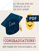 Maroon Graduation School Academy Hat Congratulations Card