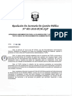 Lineamientos Para Elaboracion y Aprobacion Del TUPA