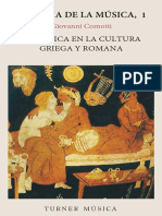 COMOTTI G La Musica en La Cultura Griega y Romana PDF