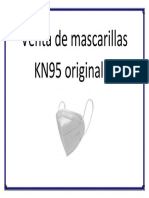 Venta de Mascarillas KN95 Originales