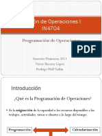 IN4703 Programacion de Operaciones