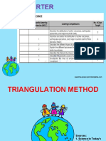 Grade10 Science Triangulation-Method