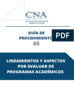 Guia Procedimiento 05 Lineamientos Aspectos Por Evaluar para Programas Academicos 19102020 V3