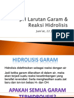 7 - Hidrolisis Garam