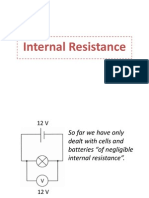 Internal Resistance