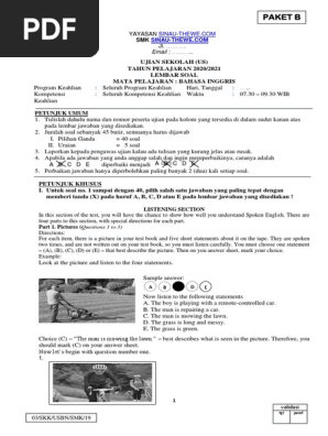 Soal Paket B Facebook