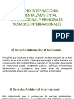 DERECHO INTERNACIONAL AMBIENTAL Y PRINCIPALES TRATADOS INTERNACIONALES