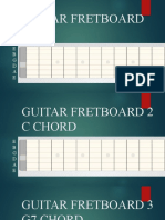 Guitar Fretboard 1 String Names: E B G D A E