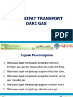 Pert 3-4. SIFAT-SIFAT TRANSFORT DARI GAS