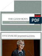 The Good Body: Written by Eve Ensler