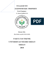 Tugas Rutin K3 Dalam Konstruksi / Properti: Fakultas Teknik Universitas Negeri Medan Medan 2018