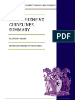 Comprehensive Guidelines Summary Till March 2016