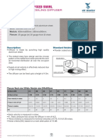 Fixed Swirl: Ceiling Diffuser