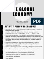 The Global Economy: Kris John P. Silvano