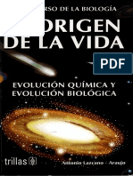 El Origen de La Vida - Antonio Lazcano