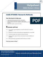 PRR10 - Case Studies - Research Methods