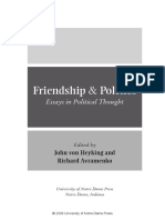 Friendship & Politics: Essays in Political Thought