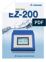 Brosur Activity Water Freund EZ-200