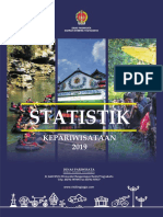 Statistik Kepariwisataan DI Yogyakarta Tahun 2019
