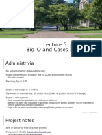 Big-O and Cases: CSE 373 - Data Structures and Algorithms