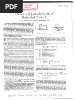 Cohen and Coon (1953) - Theoretical Consideration of Retarded Control