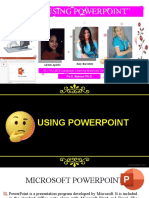 "Using Powerpoint": Reporters