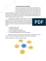 University Research Agenda: Diagram 3. Integration of ICT and GAD To The Research Agenda