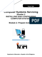 Computer Systems Servicing: Quarter 2 Installing and Configuring Computer Systems Module 2: Prepare Installer