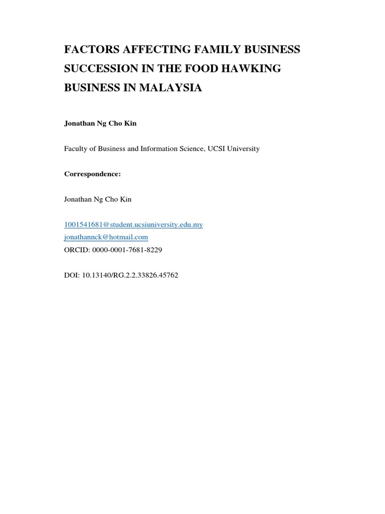 Preprint Research Paper Submission PDF Entrepreneurship Regression Analysis