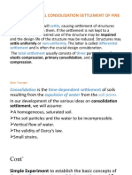 Chapter Six: One-Dimensional Consolidation Settlement of Fine Soils