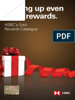 Serving Up Even More Rewards.: HSBC's Gold Rewards Catalogue