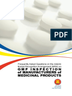 October 2015 FAQ On The ASEAN MRA On GMP Inspection of Manufacturers of Medicinal Products