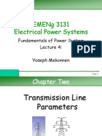 Emeng 3131 Electrical Power Systems: Fundamentals of Power System Yoseph Mekonnen