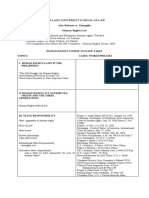 Human Rights Law Final Course Outline First Sem 2020