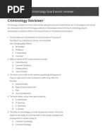 Criminology Reviewer - Criminology Board Exam Reviewer-2